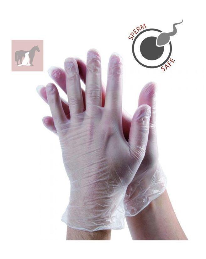 Vinyl Powder Free Examination Gloves Small x 100